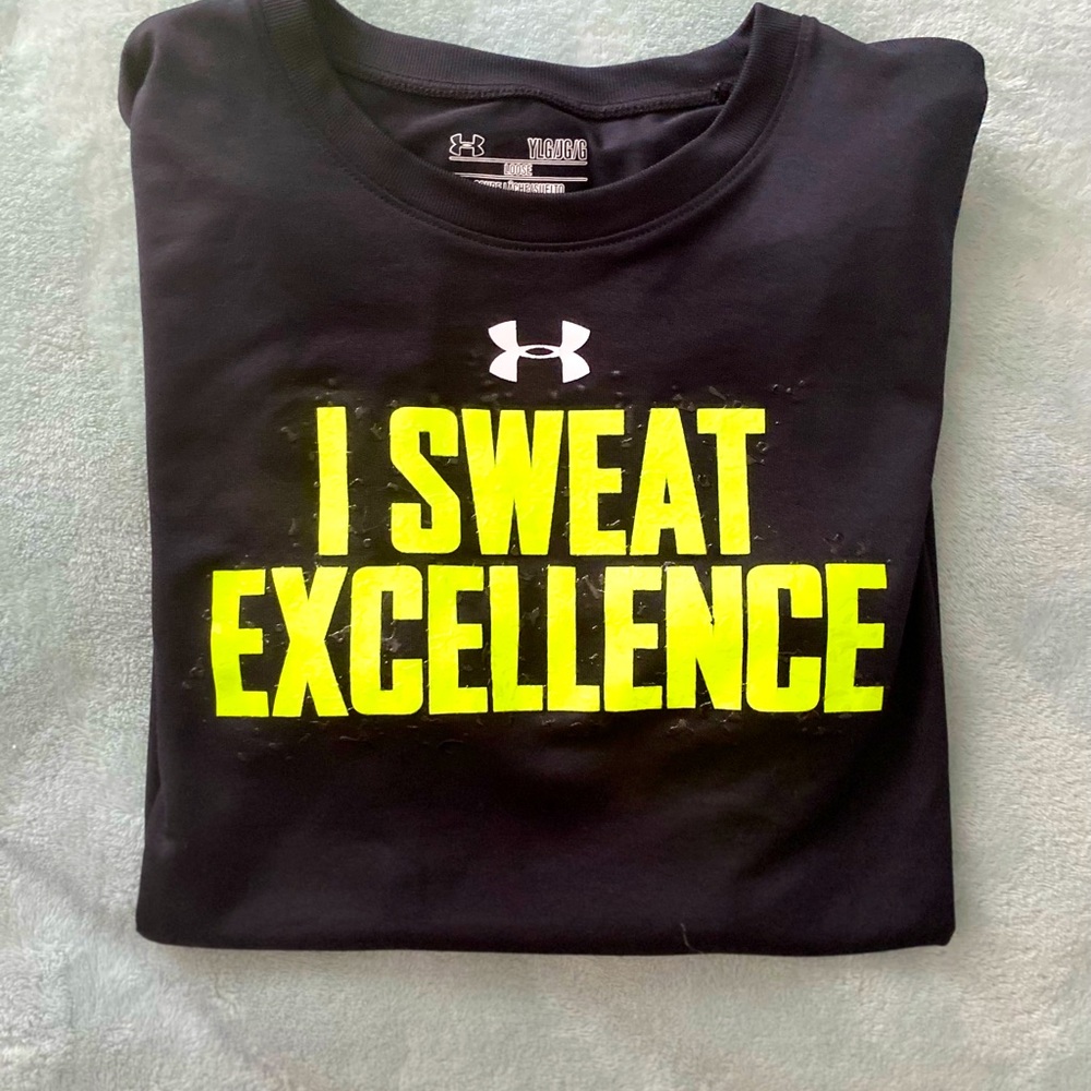 Under Armour “I Sweat Excellence” tee